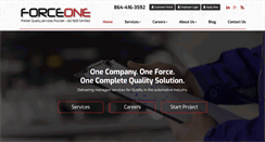 Desktop Screenshot of goforceone.com